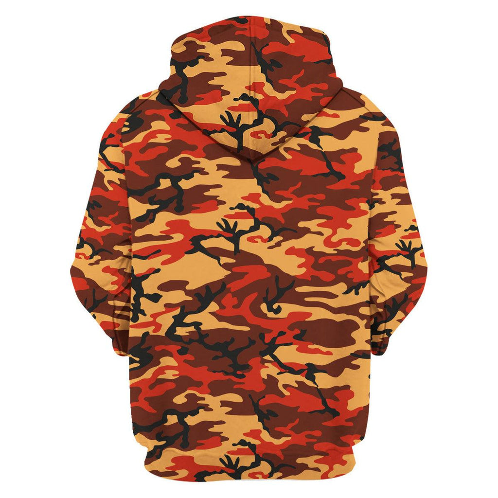 Flecktarn Red Brown German World War II Camouflage Patterns - OodieGang