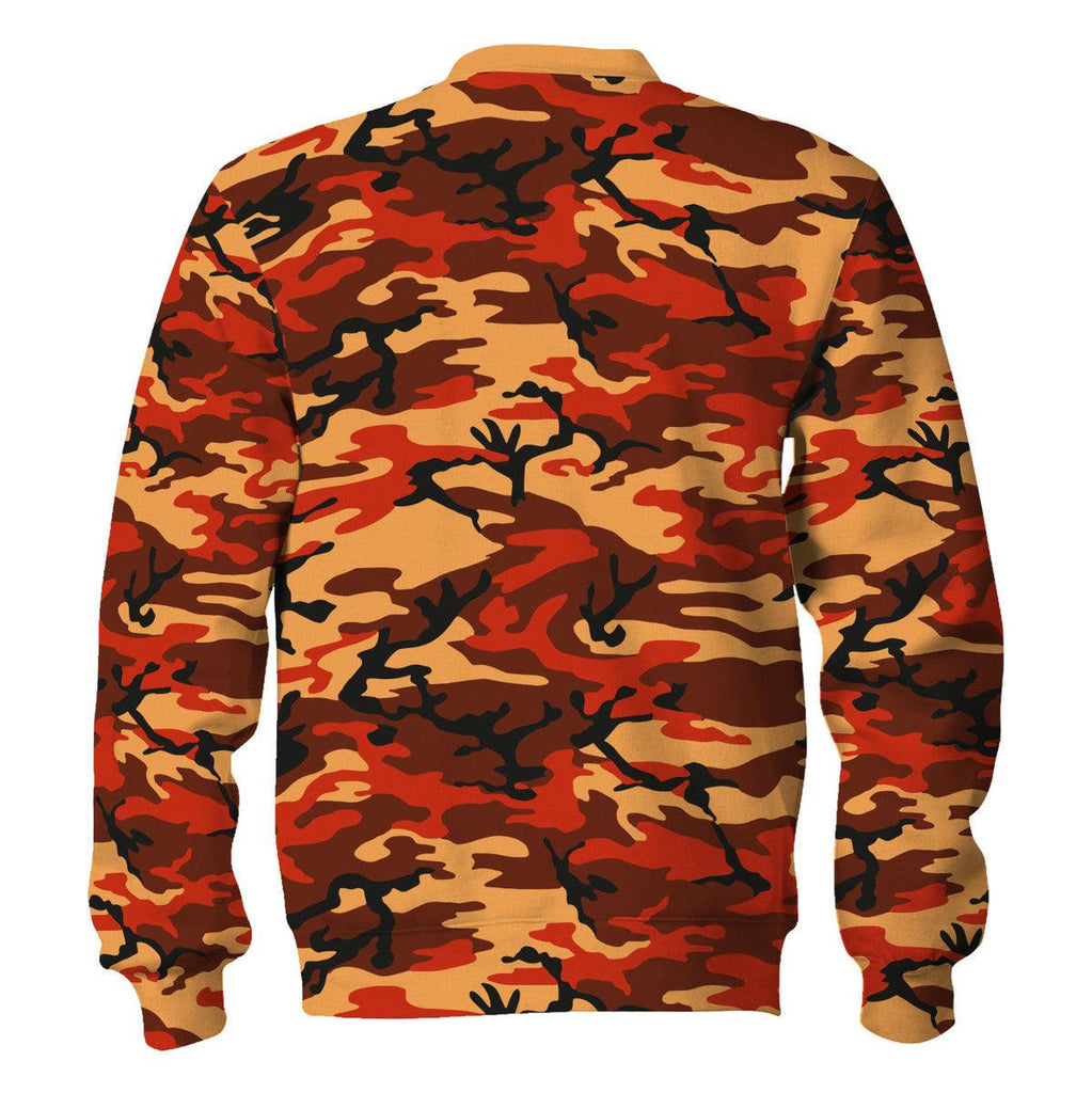 Flecktarn Red Brown German World War II Camouflage Patterns - OodieGang