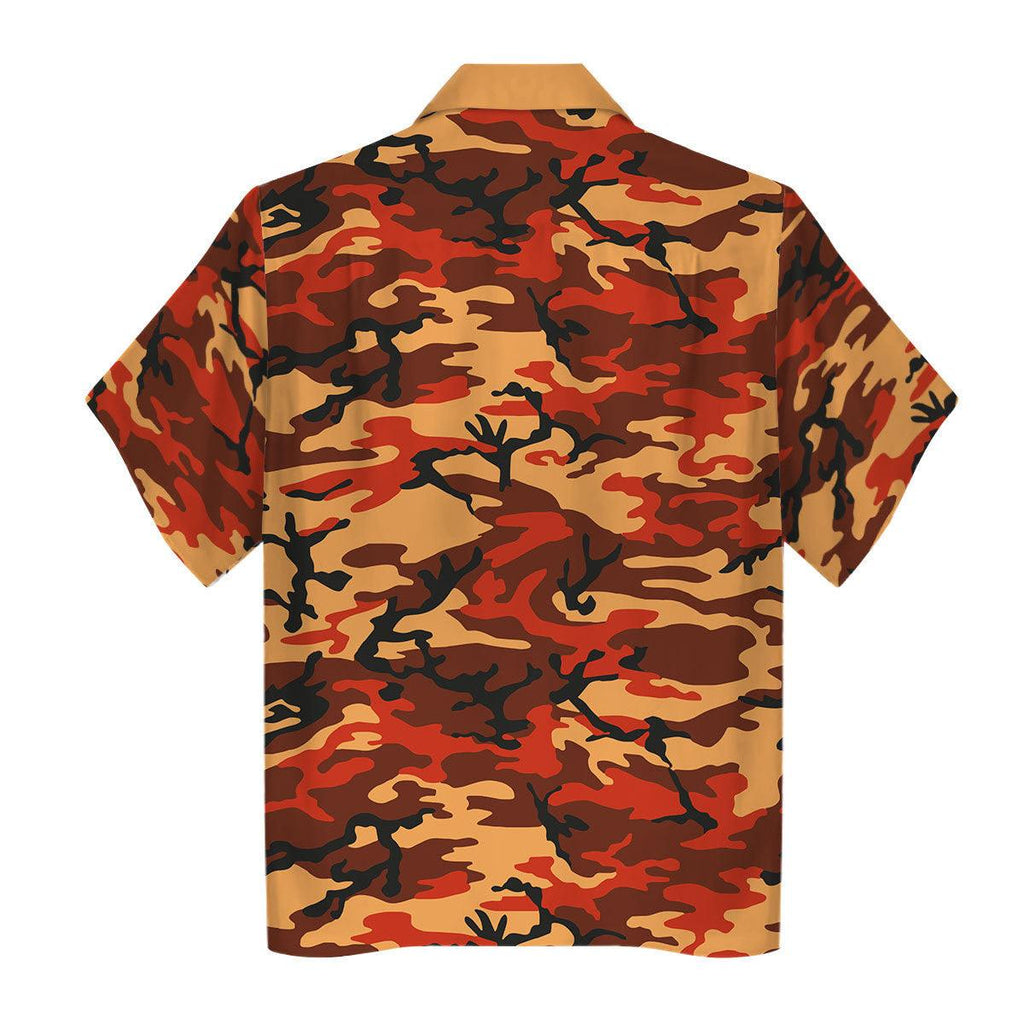 Flecktarn Red Brown German World War II Camouflage Patterns - OodieGang