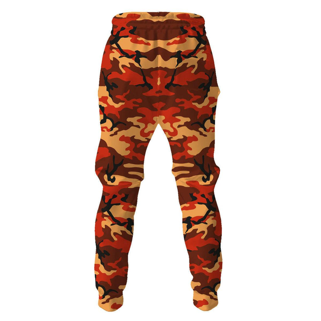 Flecktarn Red Brown German World War II Camouflage Patterns - OodieGang