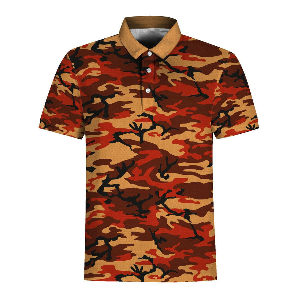 Flecktarn Red Brown German World War II Camouflage Patterns - OodieGang