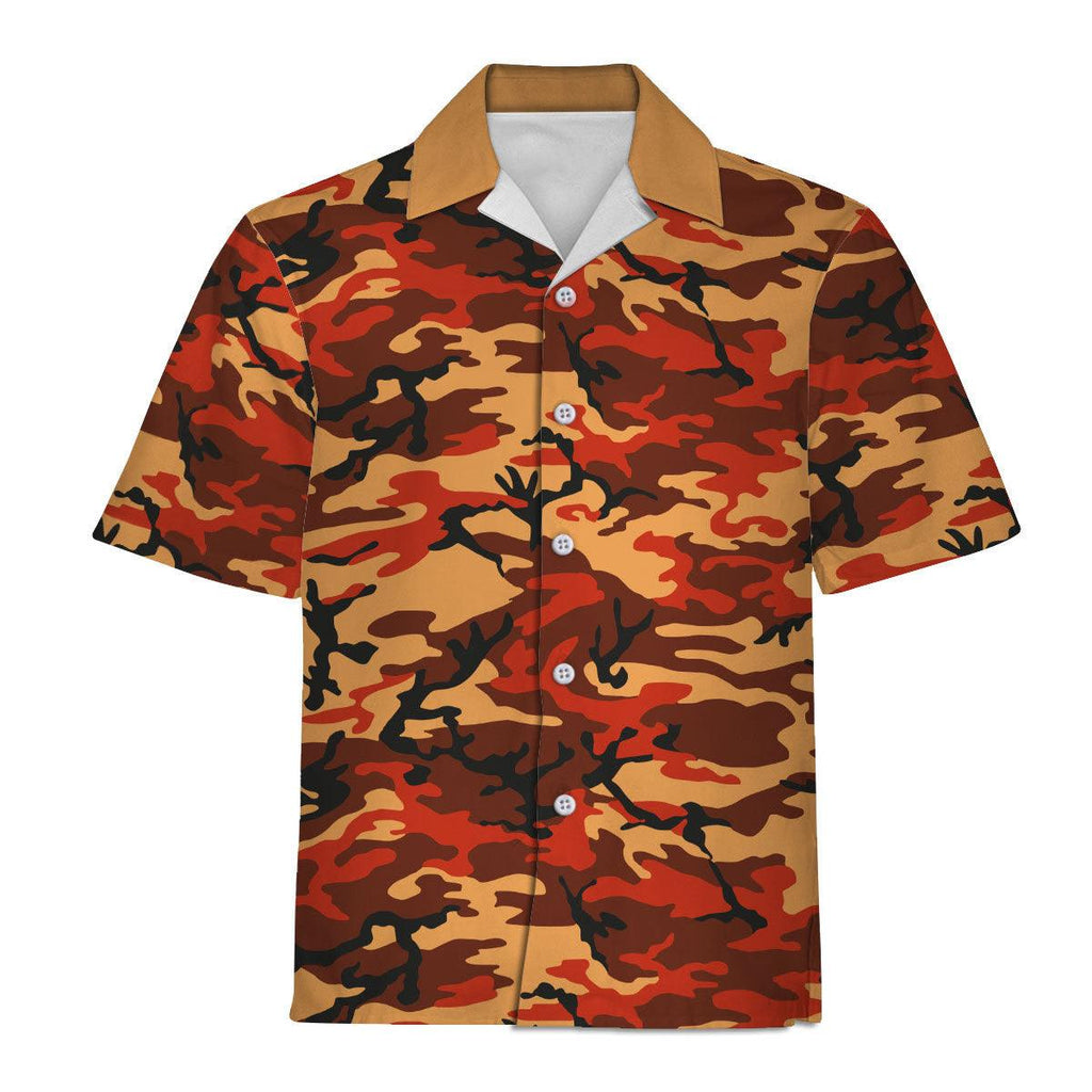 Flecktarn Red Brown German World War II Camouflage Patterns - OodieGang