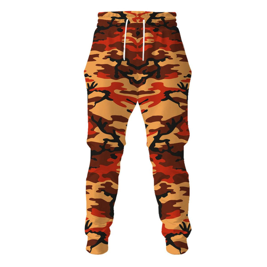 Flecktarn Red Brown German World War II Camouflage Patterns - OodieGang