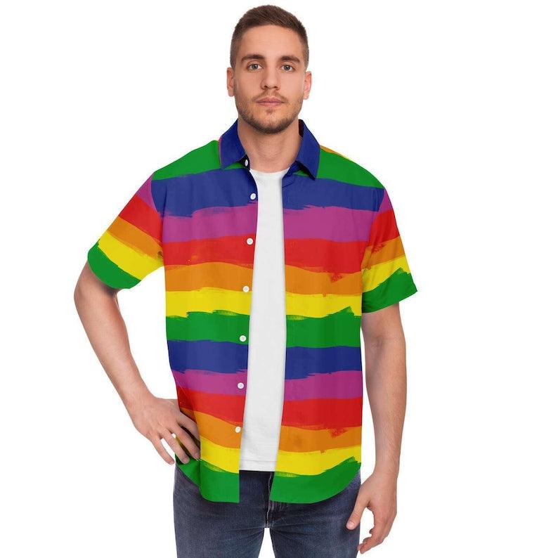 Gay Pride Hawaiian Shirt - OodieGang