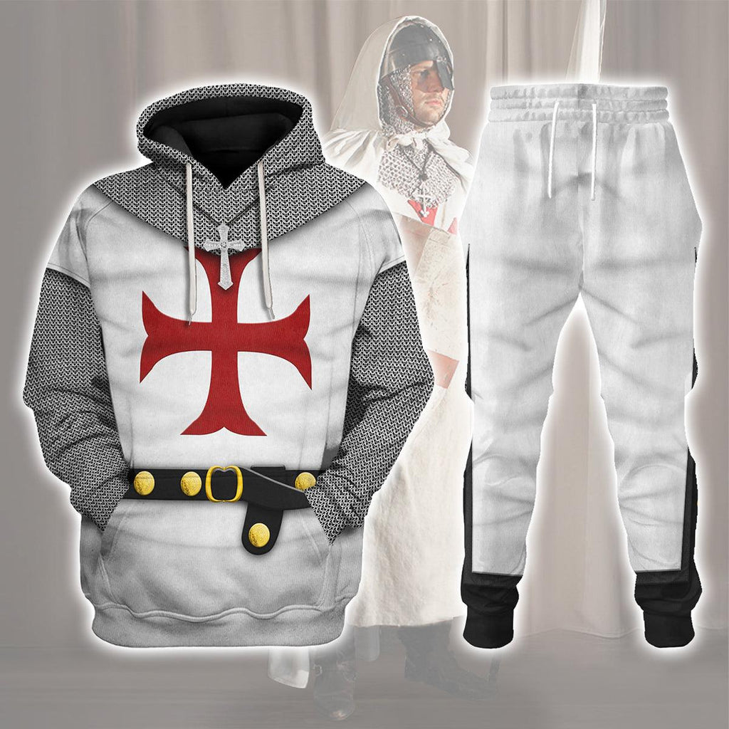 Oodiegang 1147Ÿ??1149 English Templar Knight Costume Hoodie Sweatshirt T-Shirt Tracksuit - Oodiegang.com