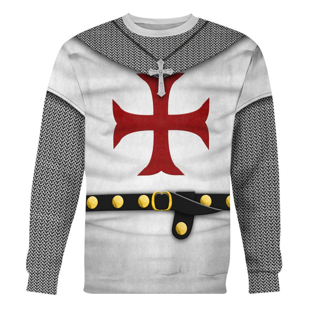 Oodiegang 1147Ÿ??1149 English Templar Knight Costume Hoodie Sweatshirt T-Shirt Tracksuit - Oodiegang.com