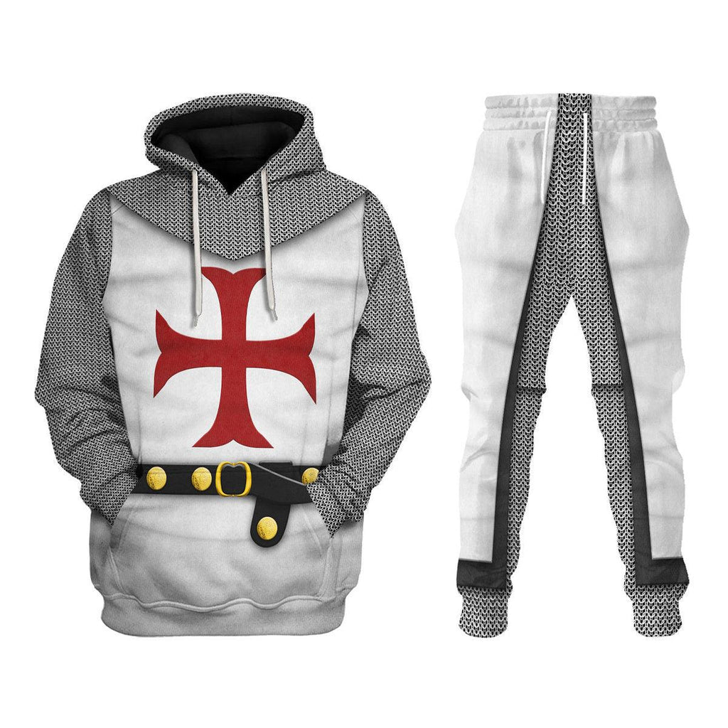 Oodiegang 1189-1192 English Templar Knights Costume Hoodie Sweatshirt T-Shirt Tracksuit - Oodiegang.com