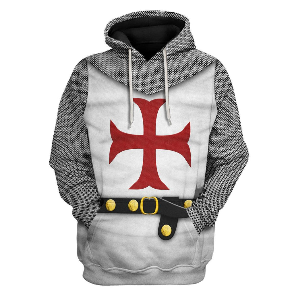 Oodiegang 1189-1192 English Templar Knights Costume Hoodie Sweatshirt T-Shirt Tracksuit - Oodiegang.com