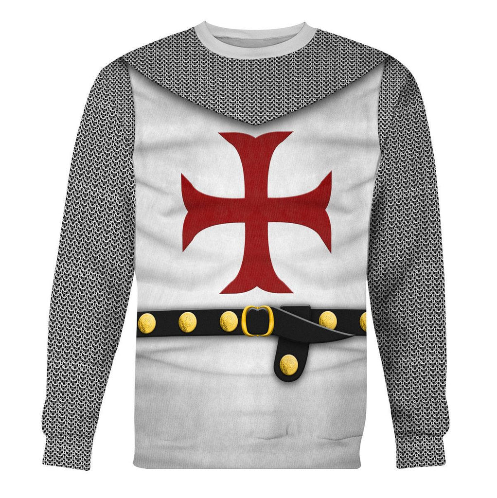 Oodiegang 1189-1192 English Templar Knights Costume Hoodie Sweatshirt T-Shirt Tracksuit - Oodiegang.com