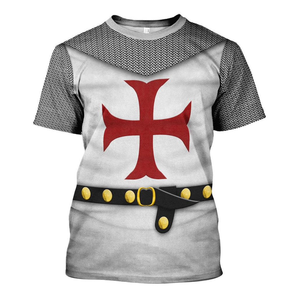 Oodiegang 1189-1192 English Templar Knights Costume Hoodie Sweatshirt T-Shirt Tracksuit - Oodiegang.com