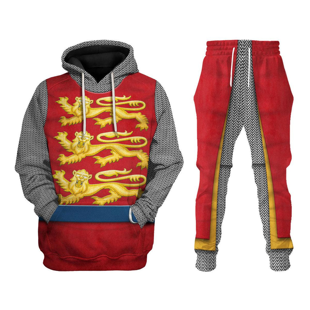 Oodiegang 12th Century English Knights Costume Hoodie Sweatshirt T-Shirt Tracksuit - Oodiegang.com