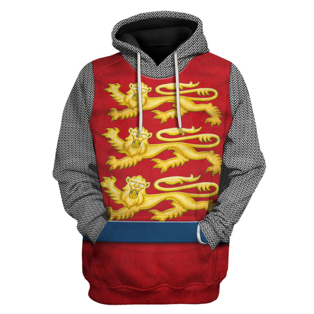 Oodiegang 12th Century English Knights Costume Hoodie Sweatshirt T-Shirt Tracksuit - Oodiegang.com