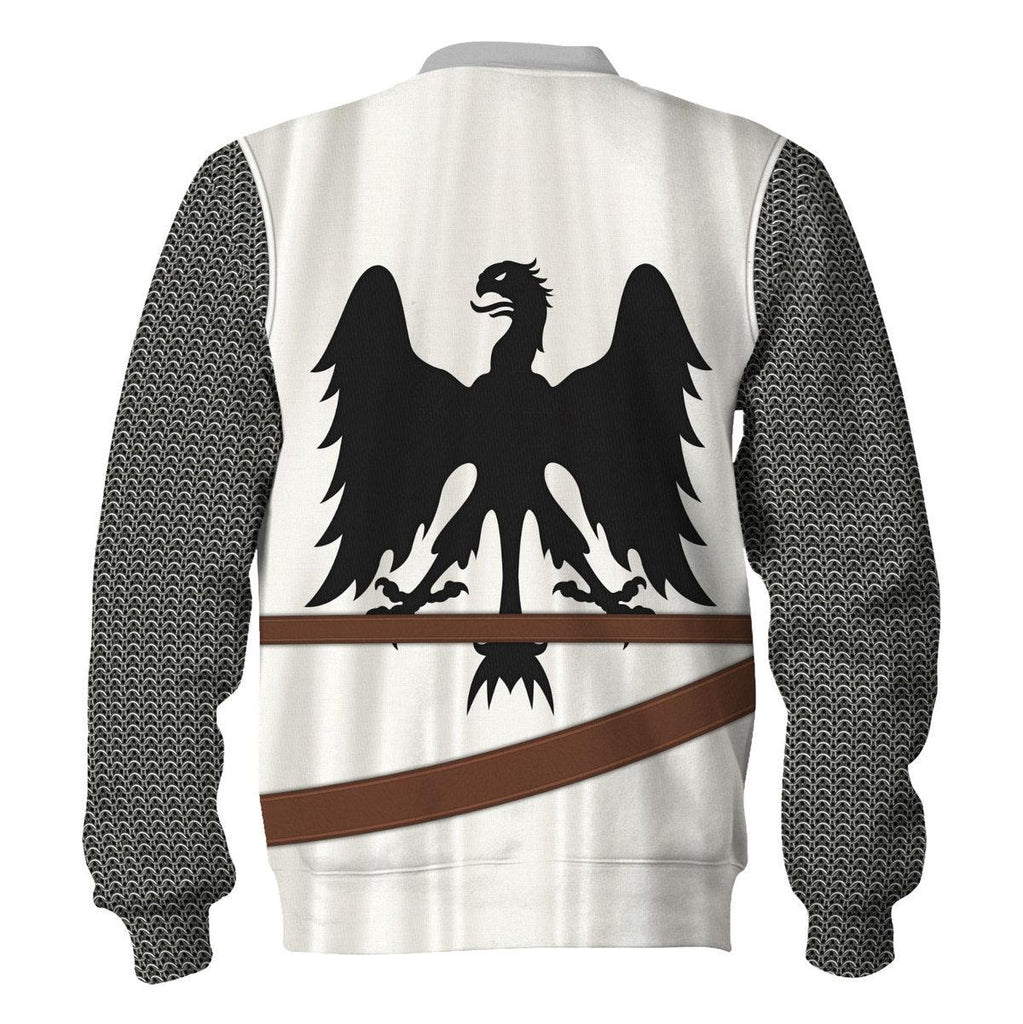 Oodiegang 12th Century German Knight Costume Hoodie Sweatshirt T-Shirt Tracksuit - Oodiegang.com