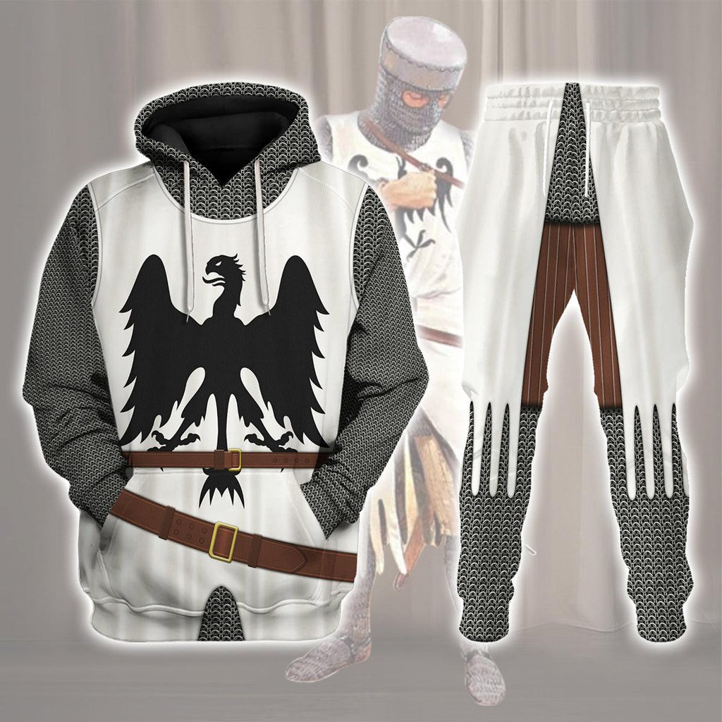 Oodiegang 12th Century German Knight Costume Hoodie Sweatshirt T-Shirt Tracksuit - Oodiegang.com