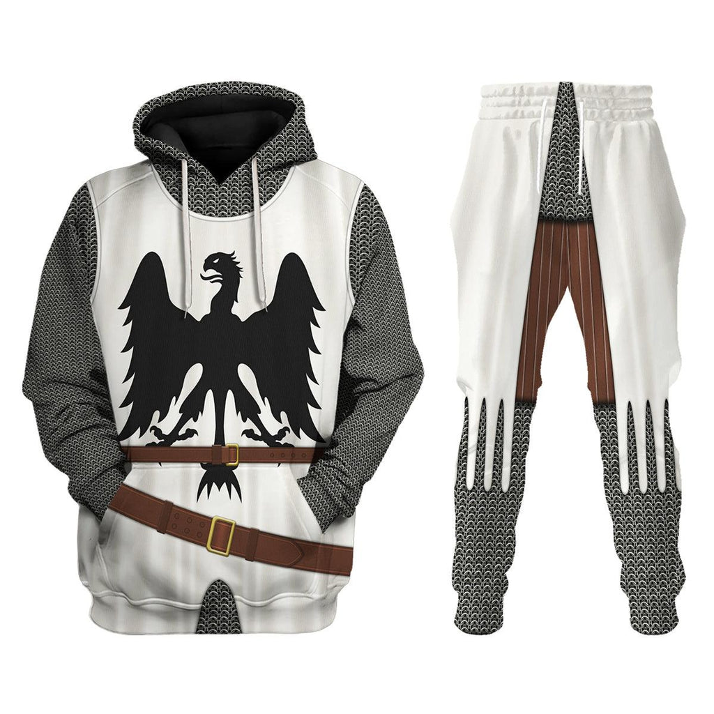 Oodiegang 12th Century German Knight Costume Hoodie Sweatshirt T-Shirt Tracksuit - Oodiegang.com