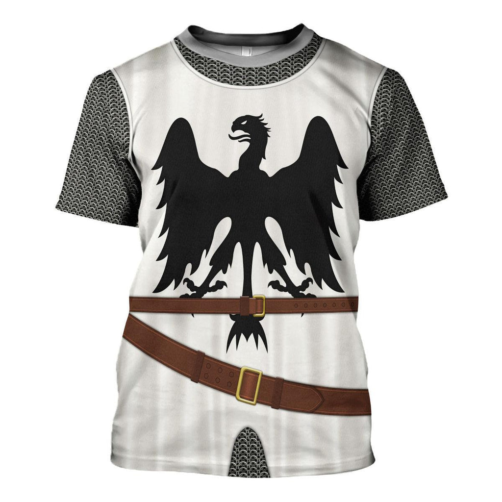 Oodiegang 12th Century German Knight Costume Hoodie Sweatshirt T-Shirt Tracksuit - Oodiegang.com