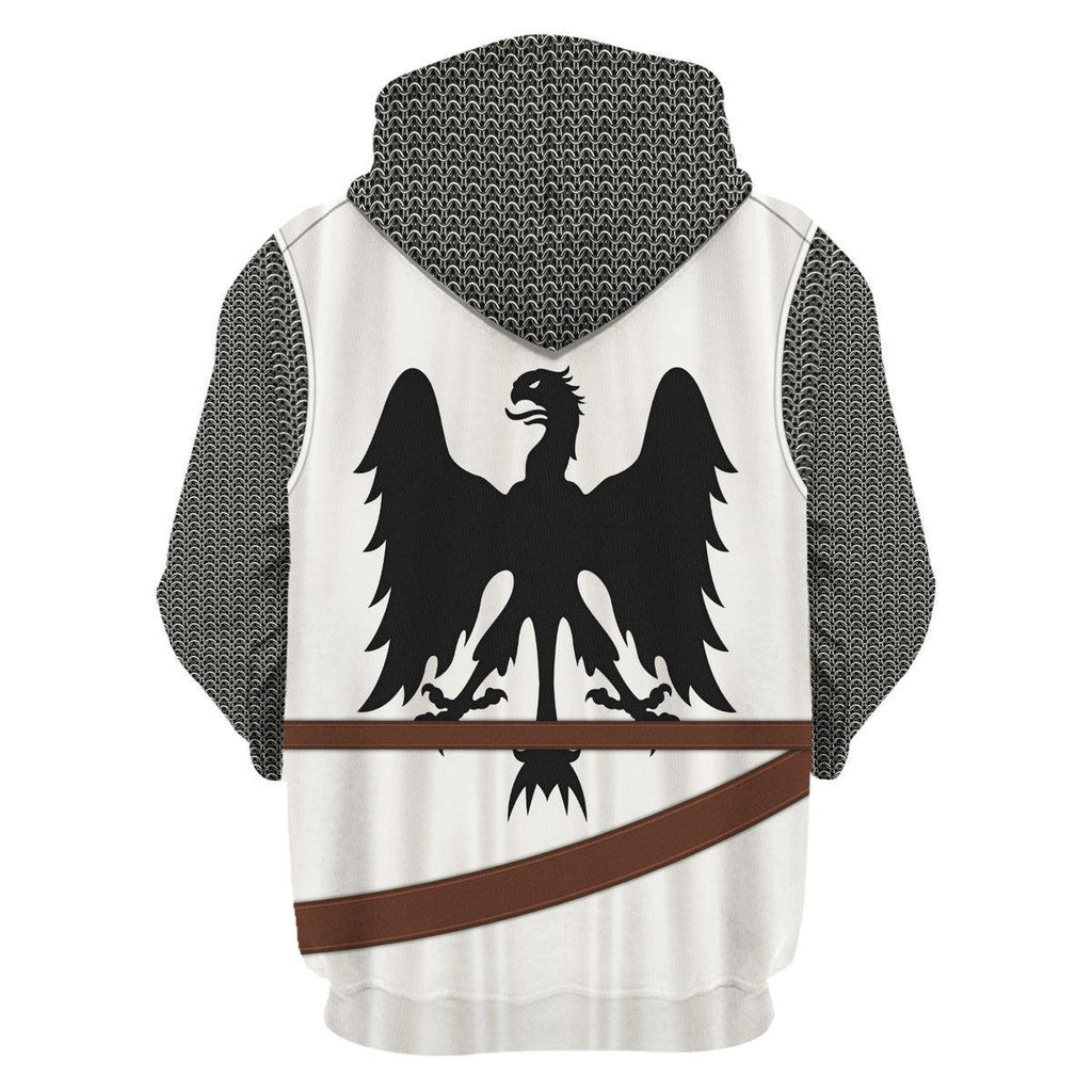 Oodiegang 12th Century German Knight Costume Hoodie Sweatshirt T-Shirt Tracksuit - Oodiegang.com