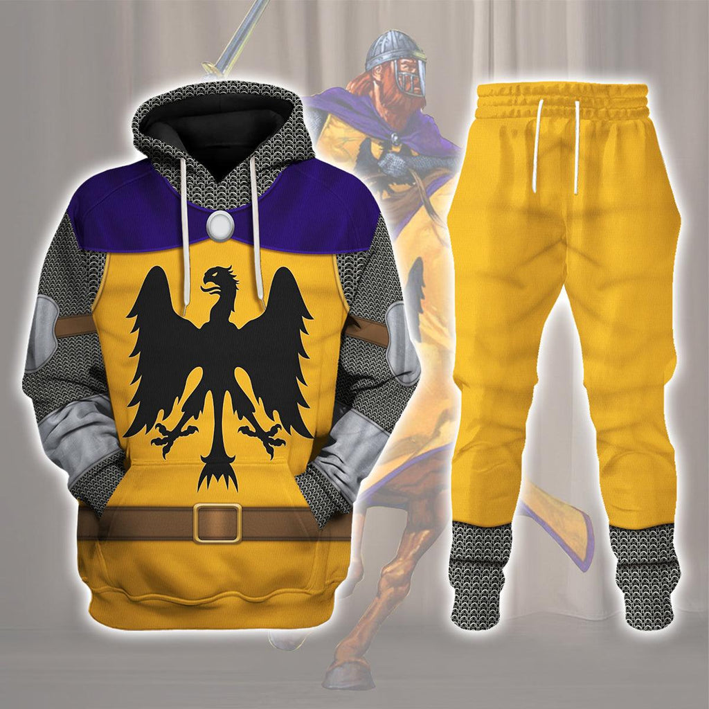 Oodiegang 12th Century Holy Roman Empire Knight Costume Hoodie Sweatshirt T-Shirt Tracksuit - Oodiegang.com