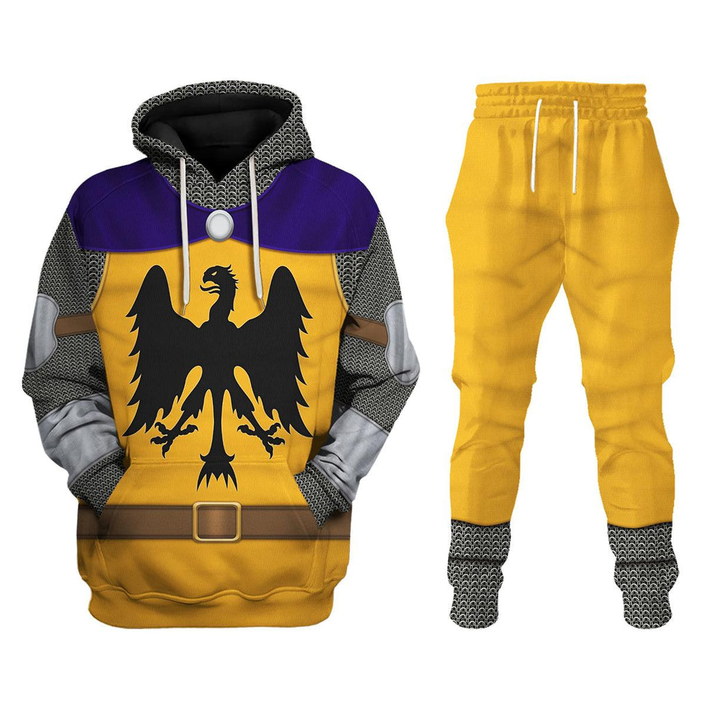 Oodiegang 12th Century Holy Roman Empire Knight Costume Hoodie Sweatshirt T-Shirt Tracksuit - Oodiegang.com