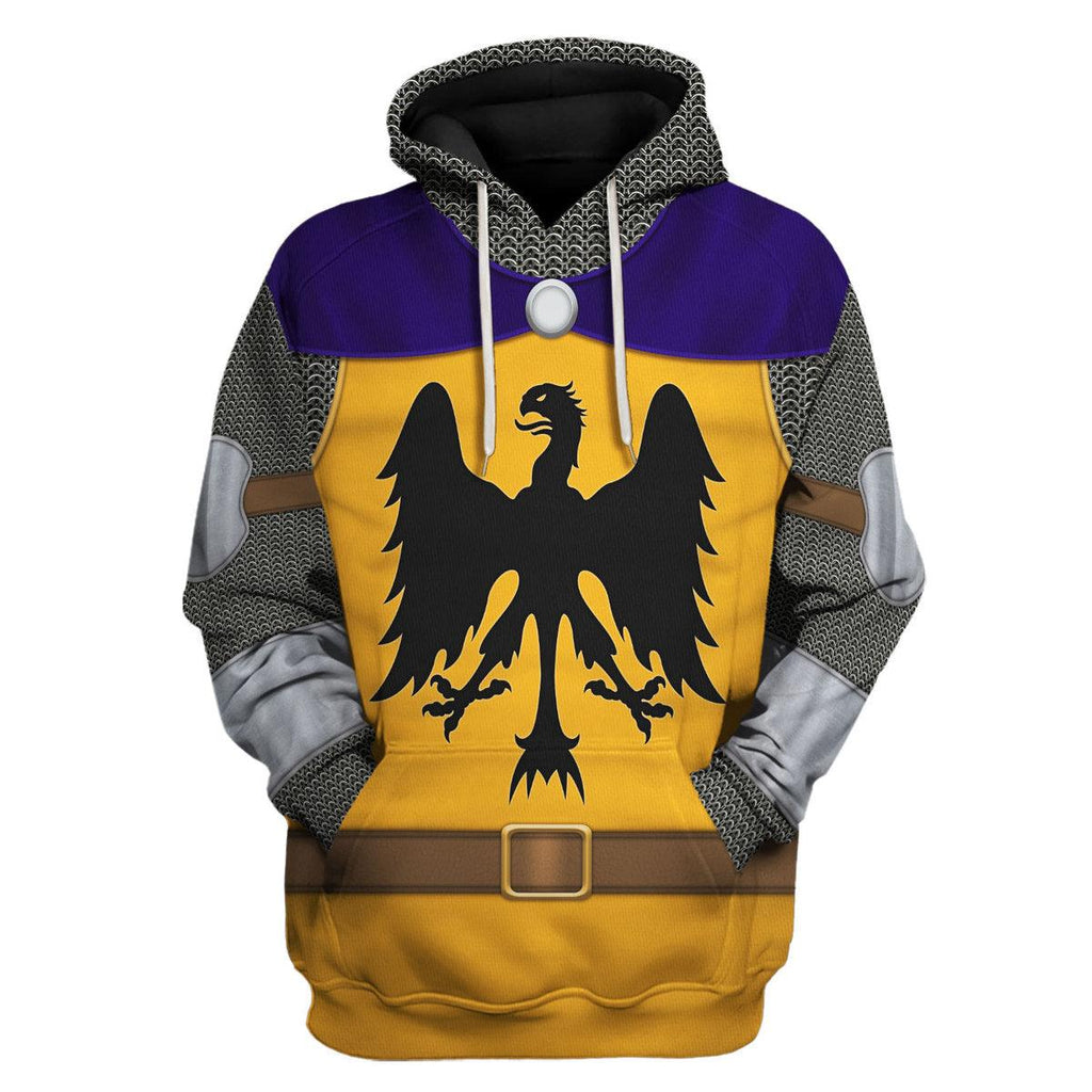 Oodiegang 12th Century Holy Roman Empire Knight Costume Hoodie Sweatshirt T-Shirt Tracksuit - Oodiegang.com