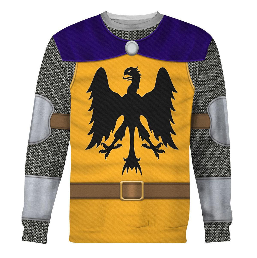 Oodiegang 12th Century Holy Roman Empire Knight Costume Hoodie Sweatshirt T-Shirt Tracksuit - Oodiegang.com