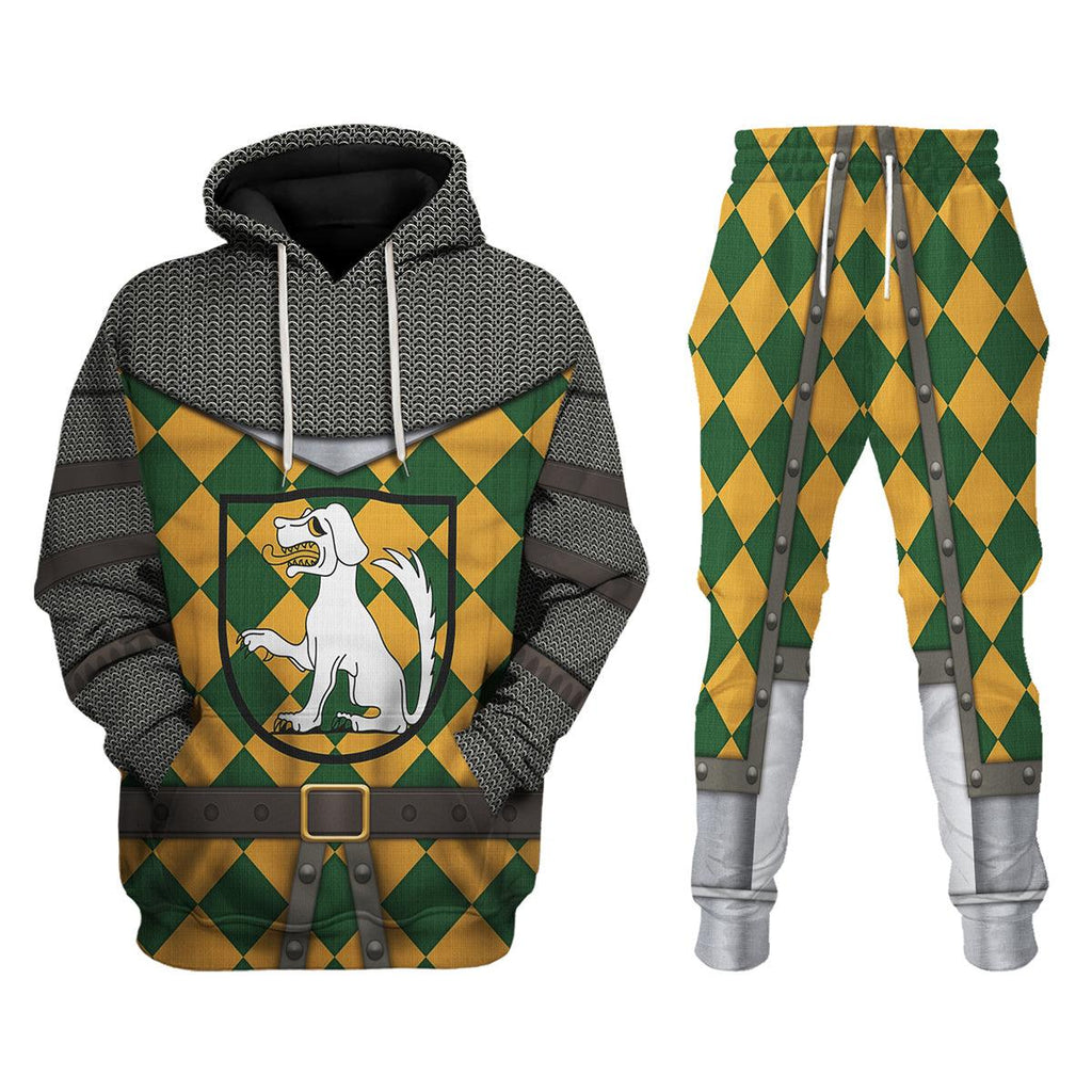 Oodiegang 13th Century German Knight Costume Hoodie Sweatshirt T-Shirt Tracksuit - Oodiegang.com