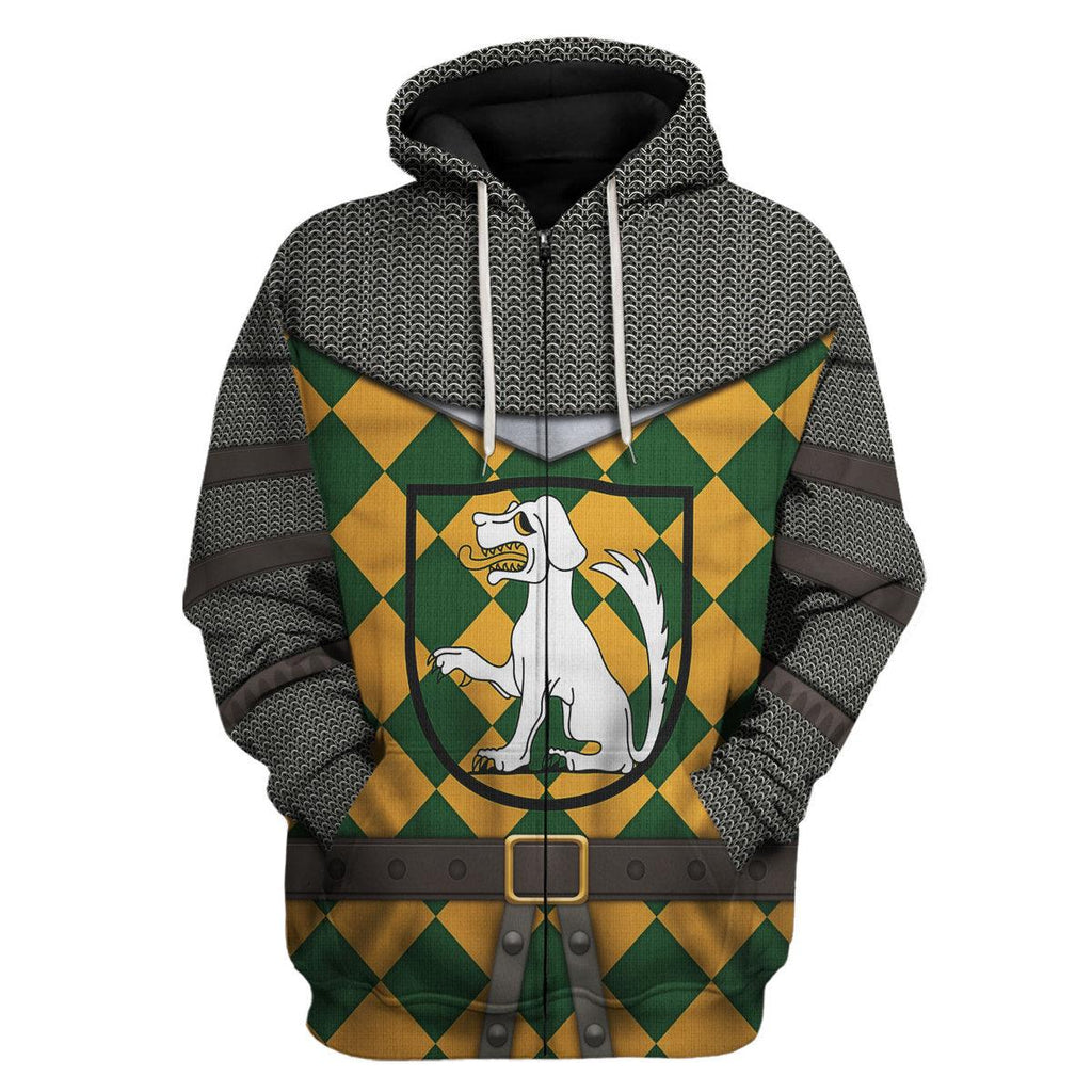 Oodiegang 13th Century German Knight Costume Hoodie Sweatshirt T-Shirt Tracksuit - Oodiegang.com