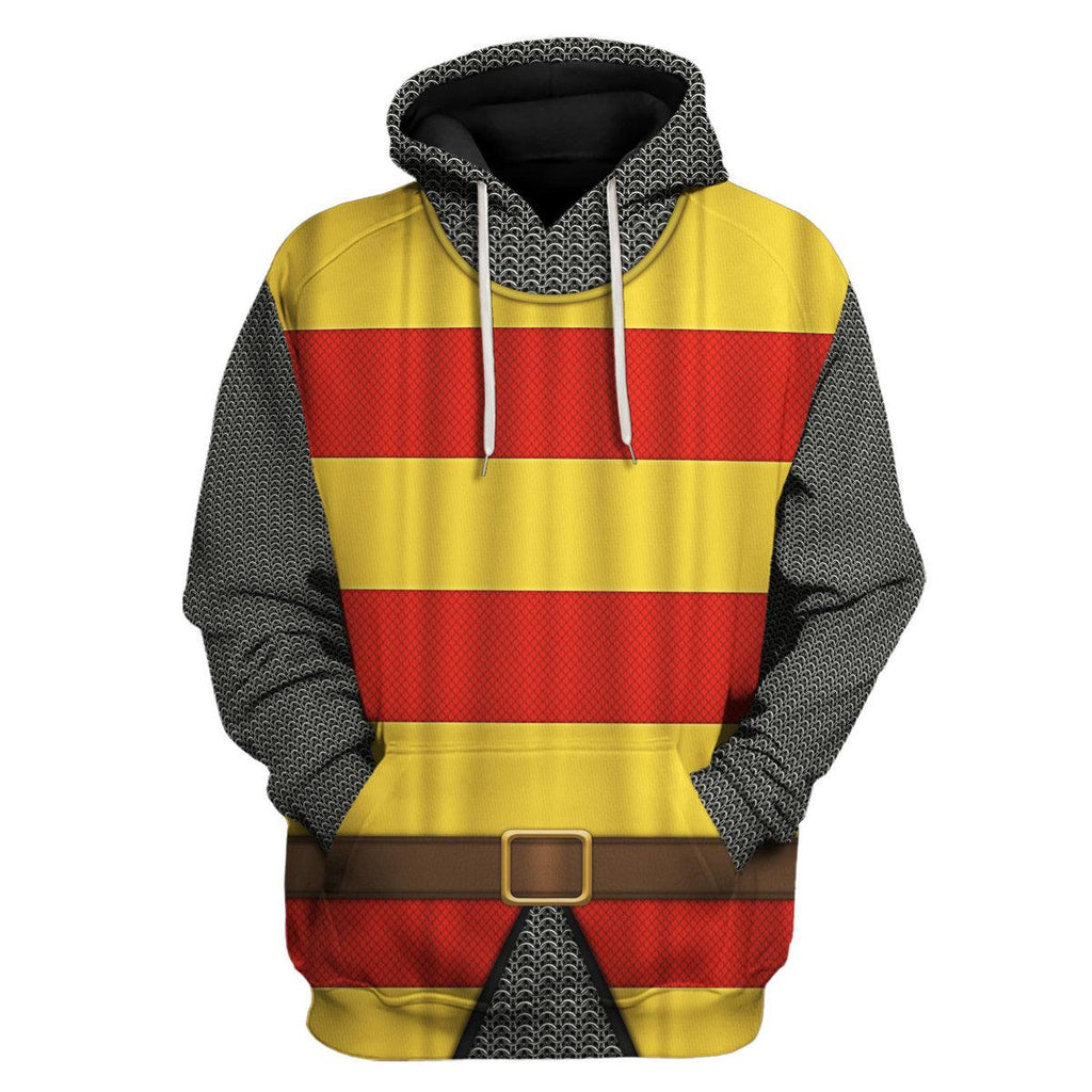 Oodiegang 13th Century Holy Roman Empire Knight Costume Hoodie Sweatshirt T-Shirt Tracksuit - Oodiegang.com