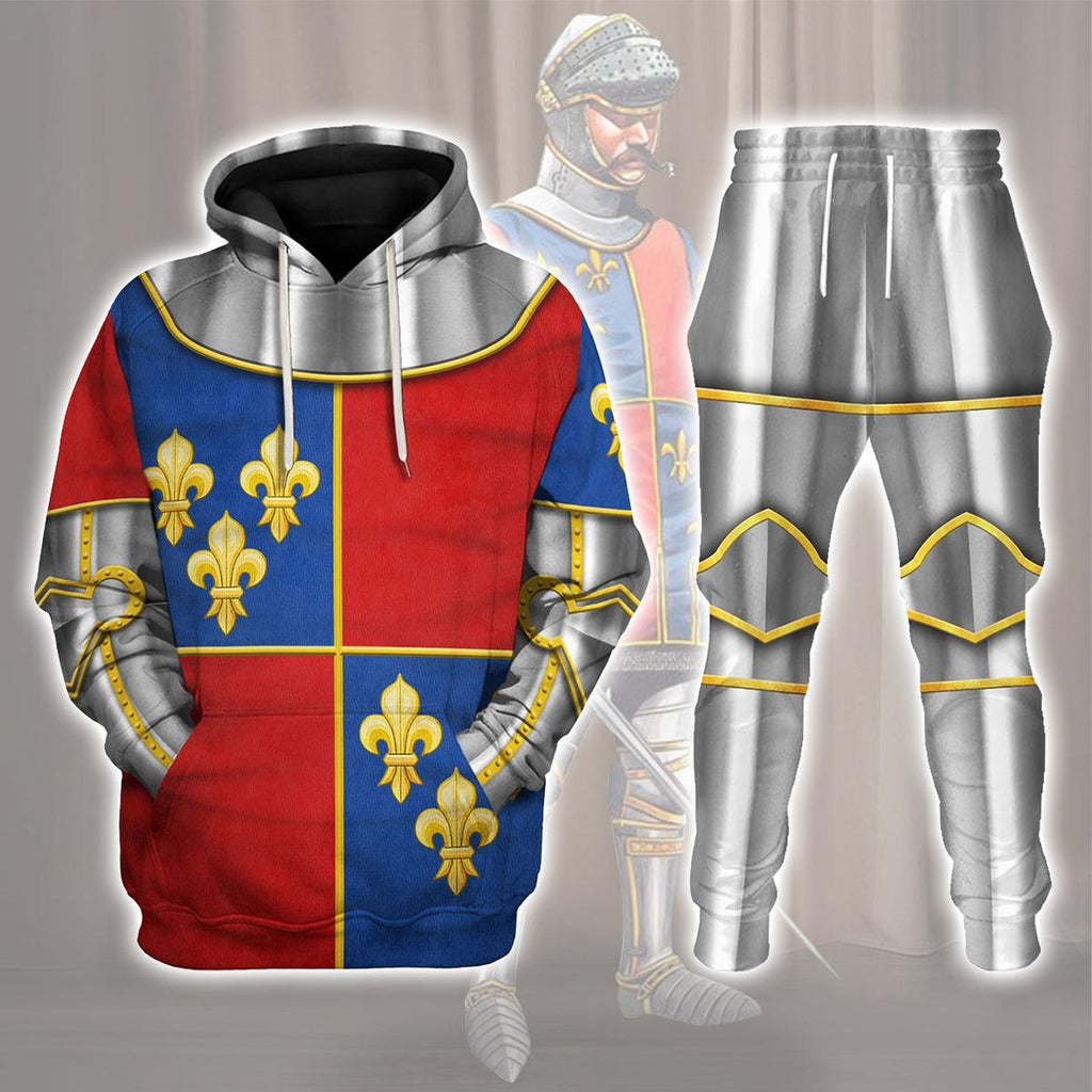 Oodiegang 1415 Agincourt Charles I d'Albret Knight Costume Hoodie Sweatshirt T-Shirt Tracksuit - Oodiegang.com