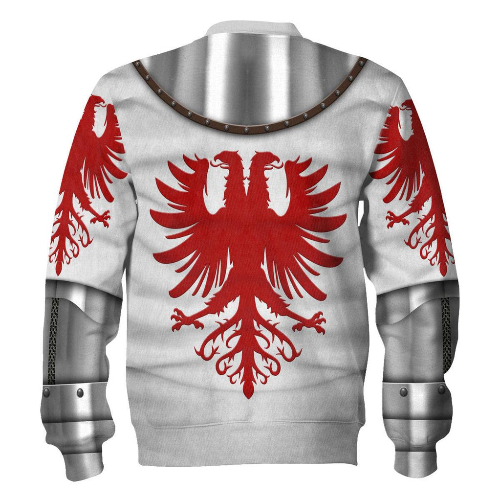 Oodiegang 14th Century Articulated Armour- Boucicaut -1415 Costume Hoodie Sweatshirt T-Shirt Tracksuit - Oodiegang.com