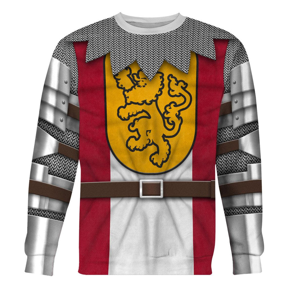 Oodiegang 14th Century English Knights Costume Hoodie Sweatshirt T-Shirt Tracksuit - Oodiegang.com