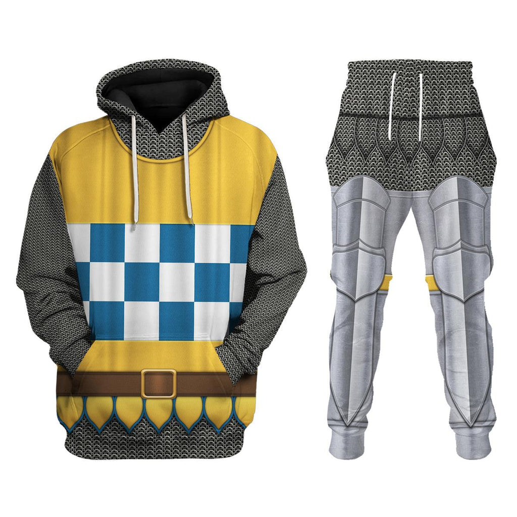 Oodiegang 14th Century German Knight Costume Hoodie Sweatshirt T-Shirt Tracksuit - Oodiegang.com