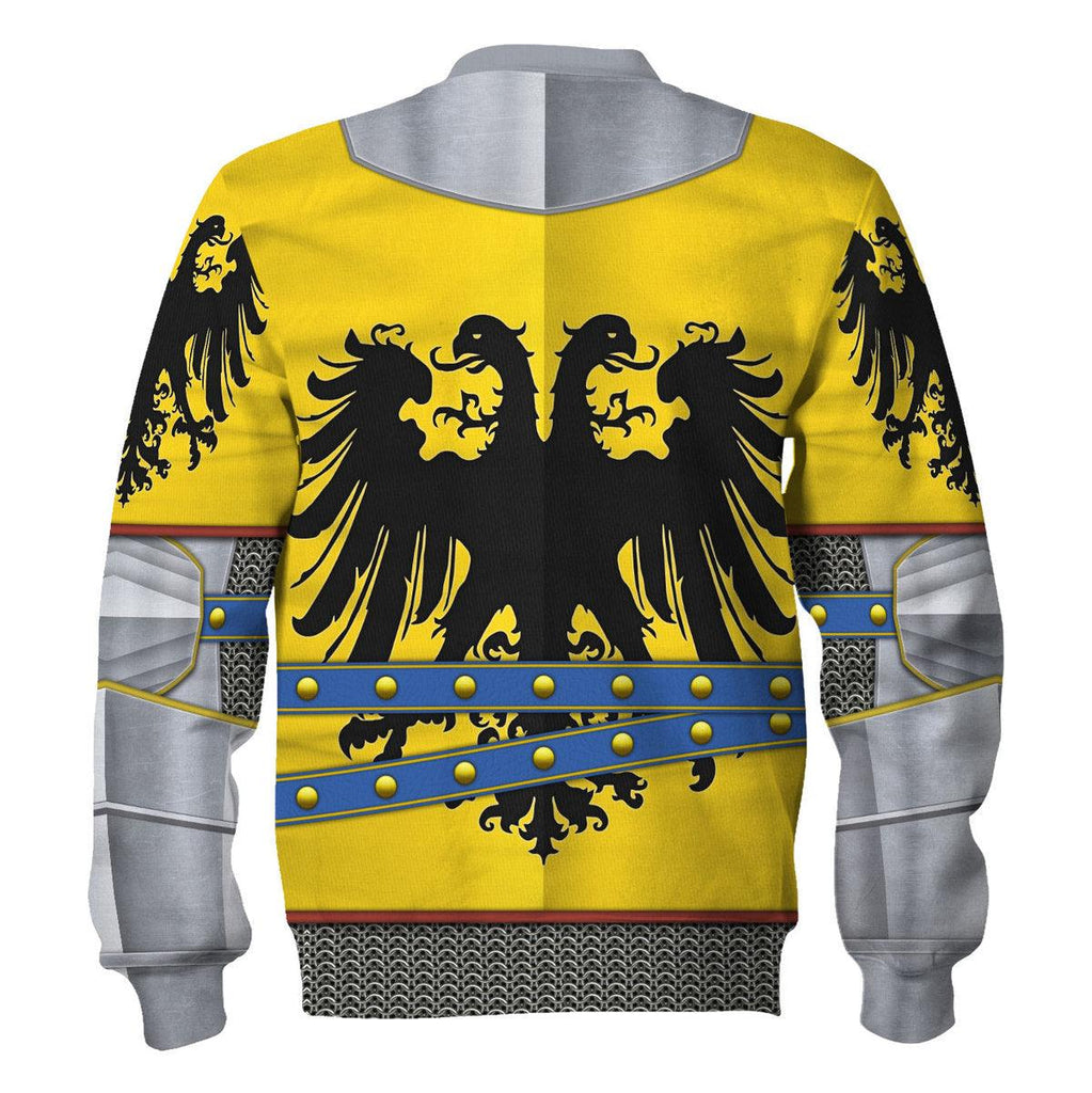 Oodiegang 15th Century Holy Roman Empire Knight Costume Hoodie Sweatshirt T-Shirt Tracksuit - Oodiegang.com