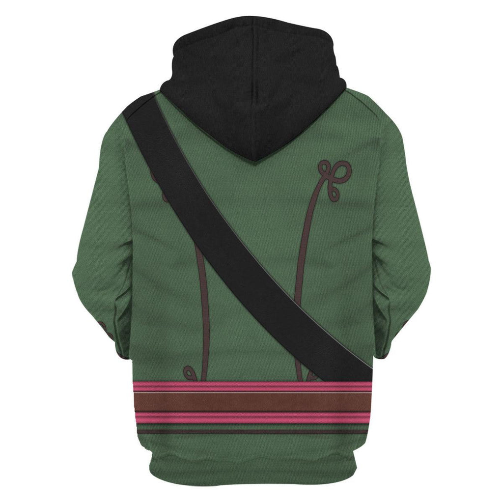 Oodiegang 95th Rifles Uniform British Army Captain All Over Print Hoodie Sweatshirt T-Shirt Tracksuit - Oodiegang.com