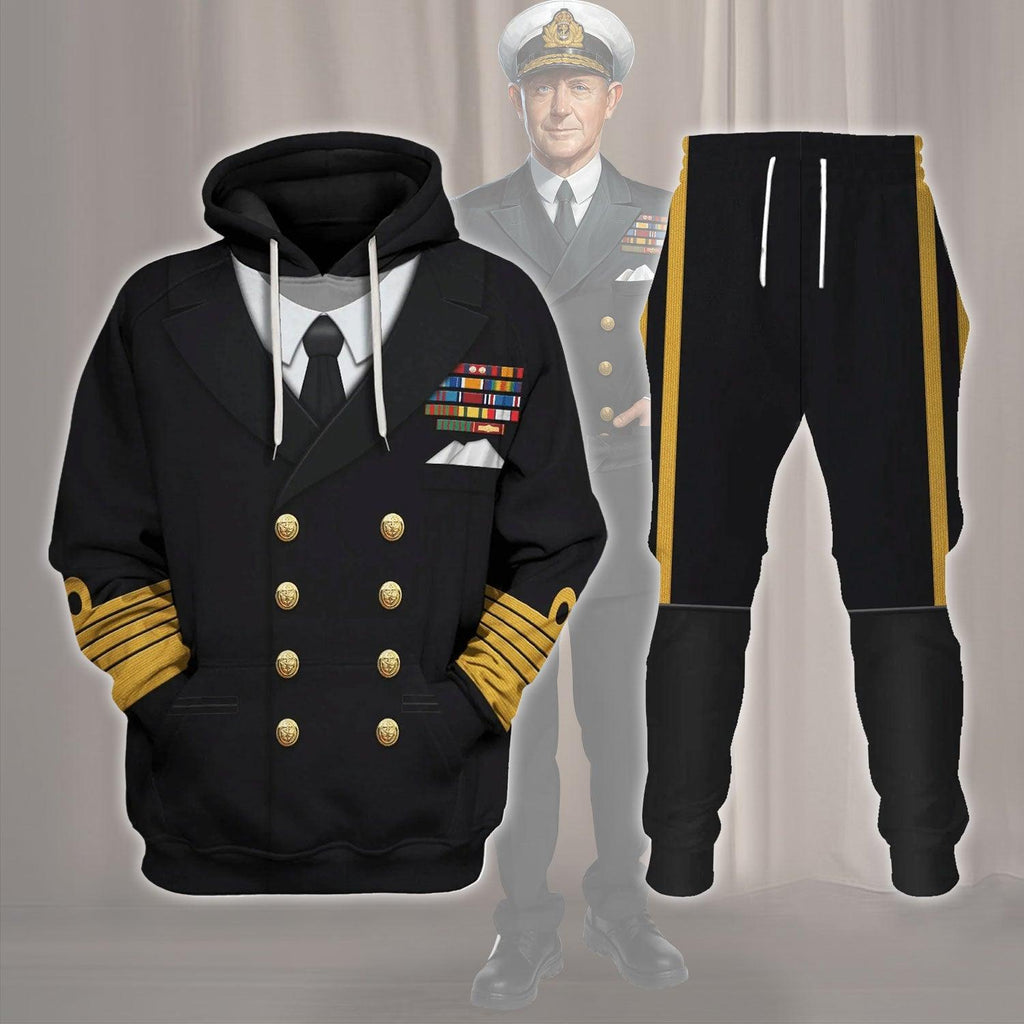 OodieGang Admiral Chester W. Nimitz Uniform Hoodie Sweatshirt T-Shirt Tracksuit - OodieGang.com