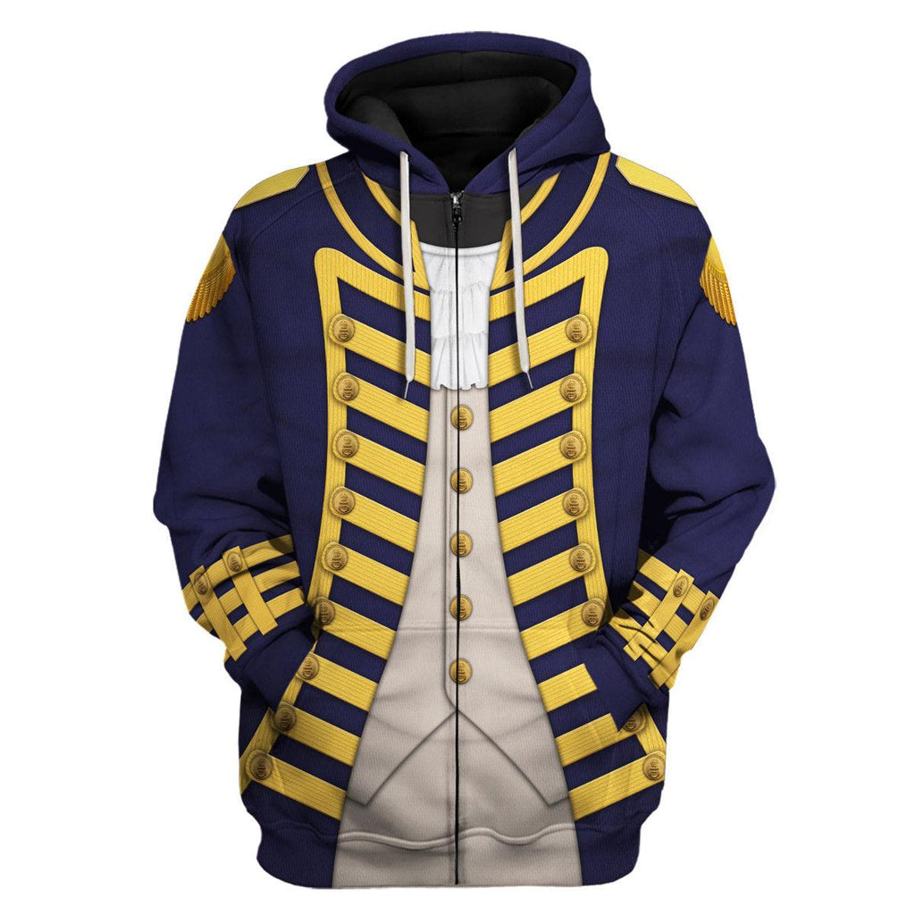 Oodiegang Admiral Collingwood Uniform All Over Print Hoodie Sweatshirt T-Shirt Tracksuit - DucG