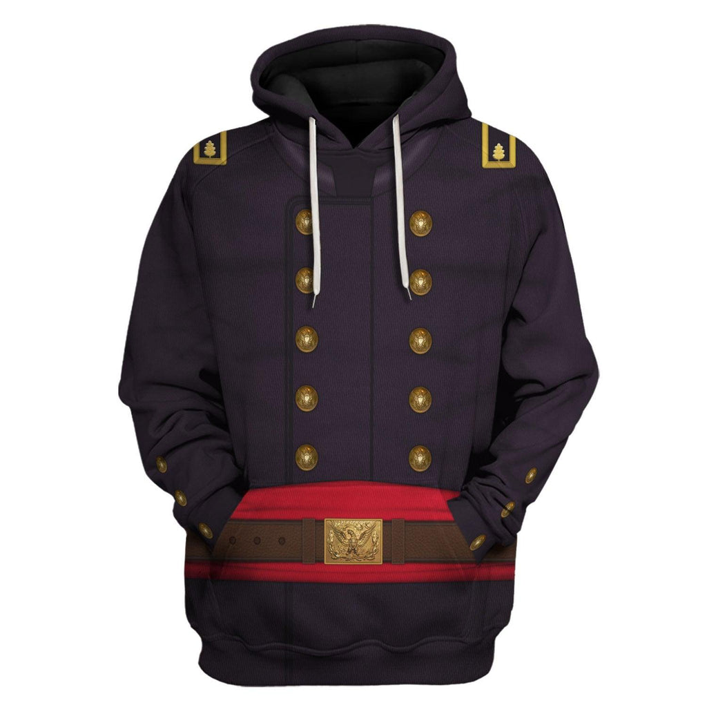 Oodiegang American Civil War Union Army Major Infantry Costume Hoodie Sweatshirt T-Shirt Tracksuit - DucG