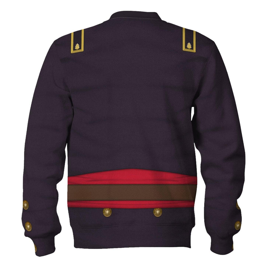 Oodiegang American Civil War Union Army Major Infantry Costume Hoodie Sweatshirt T-Shirt Tracksuit - DucG