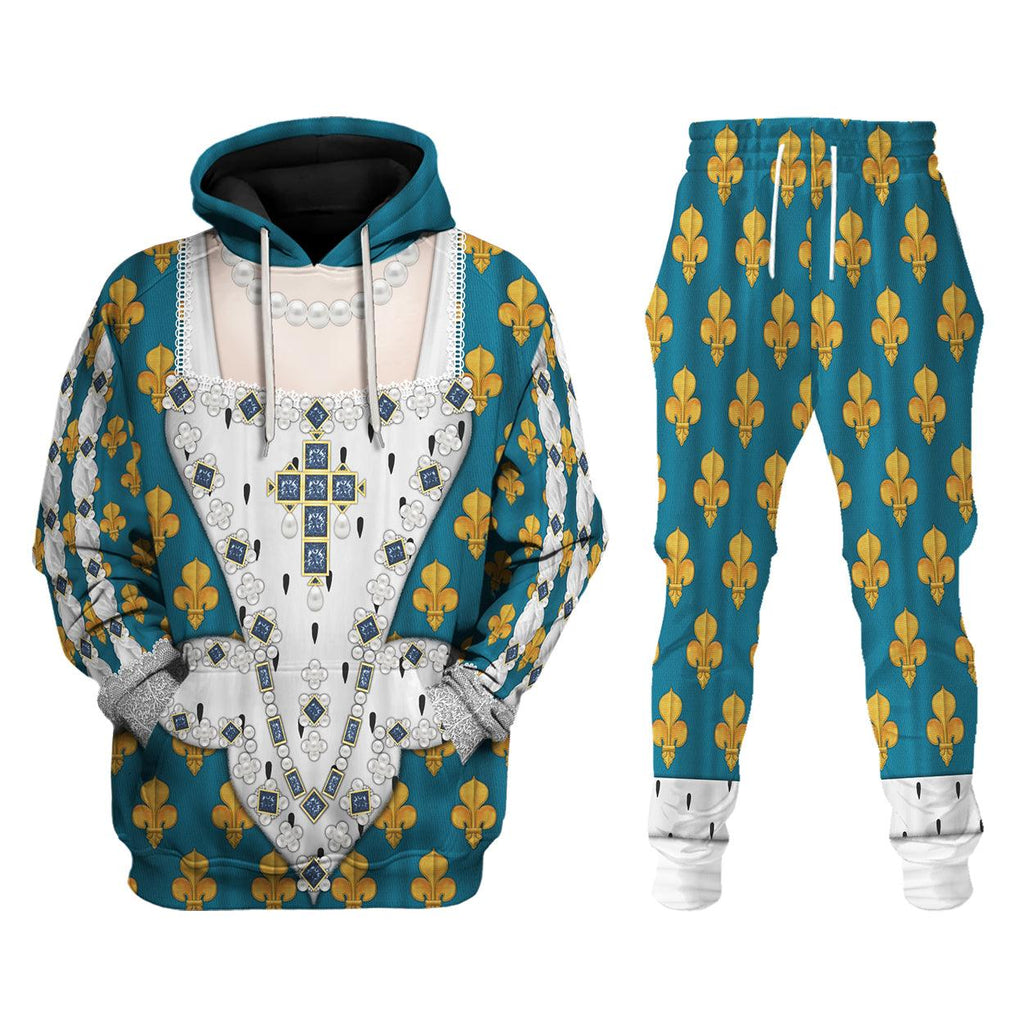 Oodiegang Anne of Austria Costume All Over Print Hoodie Sweatshirt T-Shirt Tracksuit - Oodiegang.com