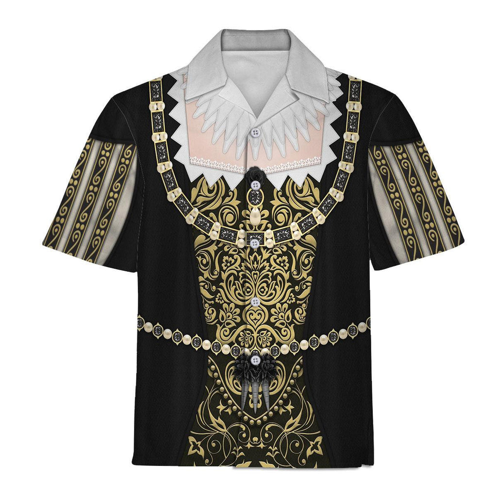 Oodiegang Anne of Austria, Queen of France in Coronation Robes Costume All Over Print Hoodie Sweatshirt T-Shirt Tracksuit - Oodiegang.com