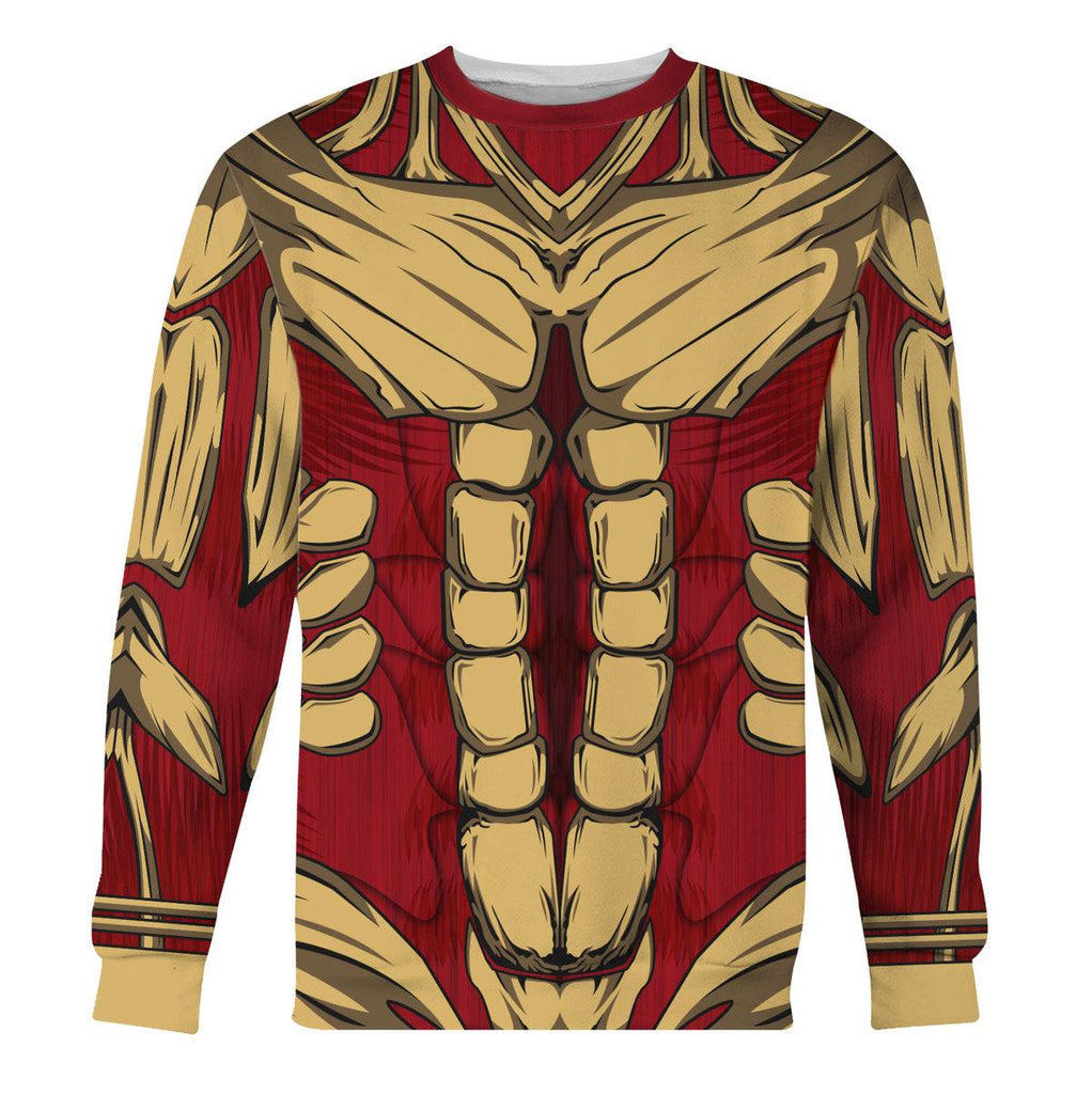 OodieGang Armored Titan Costume Hoodie Sweatshirt T-Shirt Sweatpants - OodieGang.com