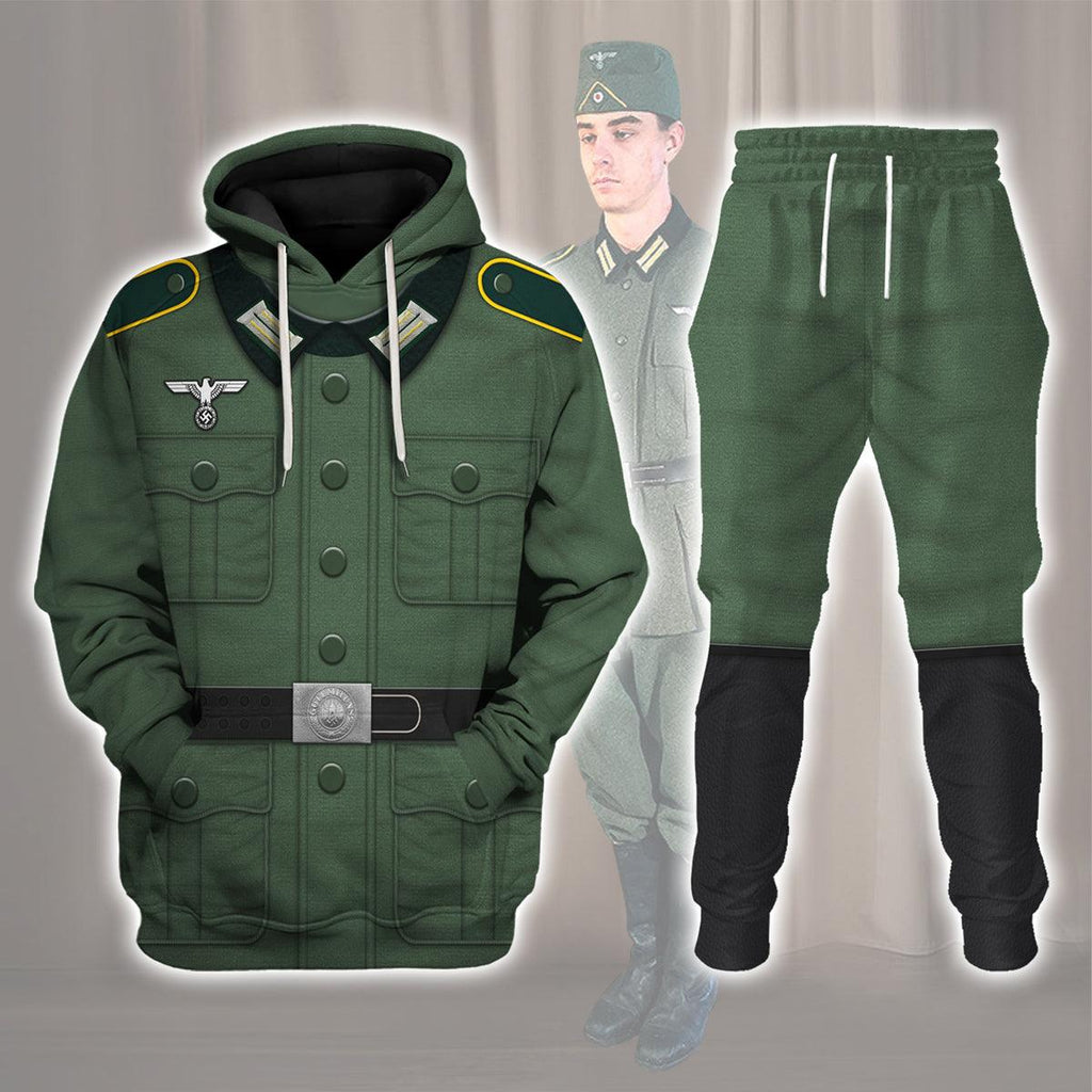 Oodiegang Basic German Army Uniform- Pattern- Private Soldier Costume Hoodie Sweatshirt T-Shirt Tracksuit - Oodiegang.com