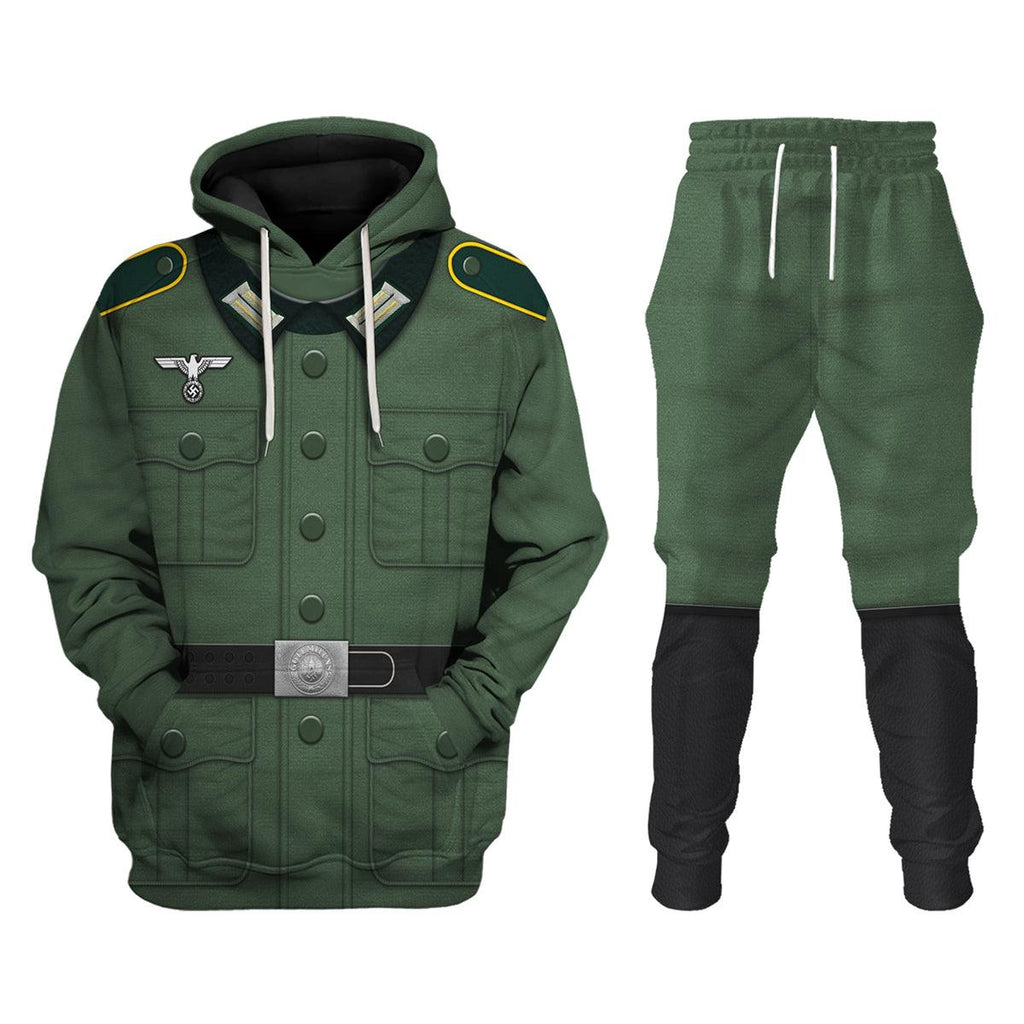 Oodiegang Basic German Army Uniform- Pattern- Private Soldier Costume Hoodie Sweatshirt T-Shirt Tracksuit - Oodiegang.com