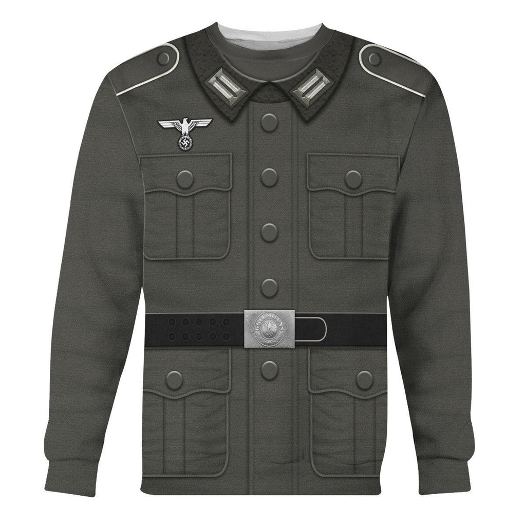 Oodiegang Basic German Army Uniform- Private Soldier Costume Hoodie Sweatshirt T-Shirt Tracksuit - Oodiegang.com