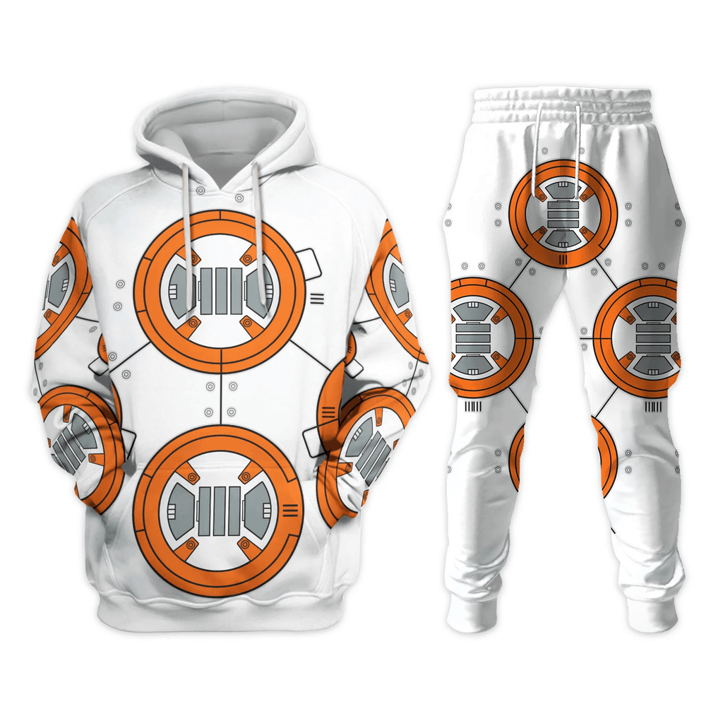 OodieGang BB 8 Robot Costume Hoodie Sweatshirt T-Shirt Sweatpants - OodieGang.com