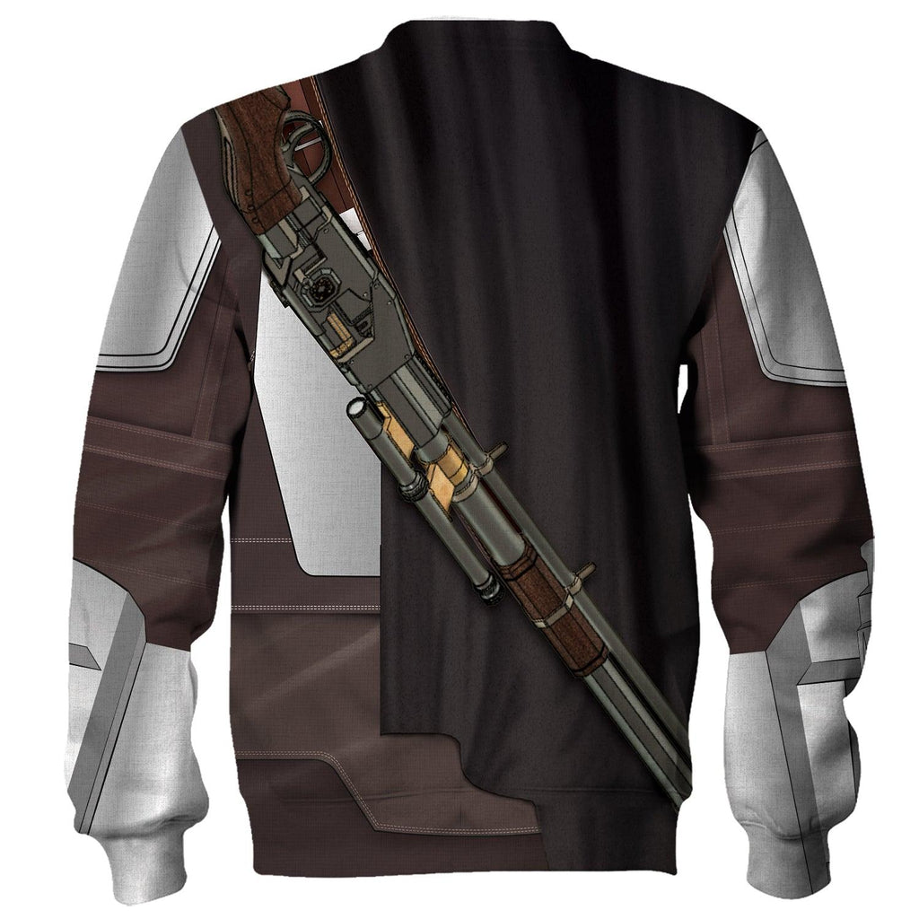 Oodiegang Beskar Mandalorian Costume Hoodie Sweatshirt T-Shirt Sweatpants - DucG