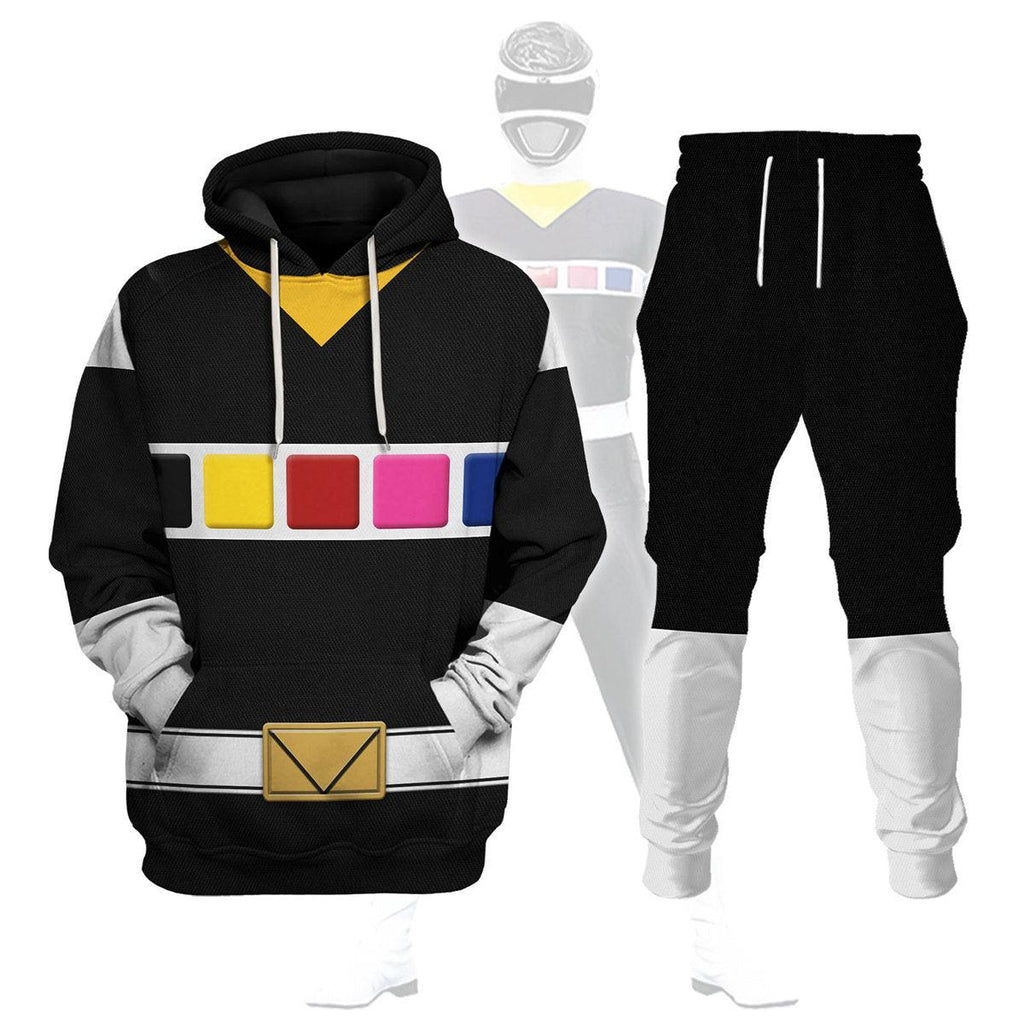 OodieGang Black Space Ranger Hoodies Sweatshirt T-shirt Hawaiian Tracksuit - OodieGang.com