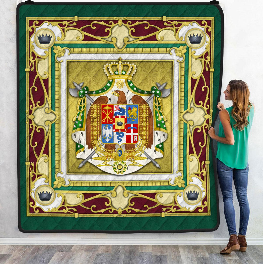 Oodiegang Blanket Kingdom of Italy (Napoleonic) Coat of Arms Quilt - Oodiegang.com