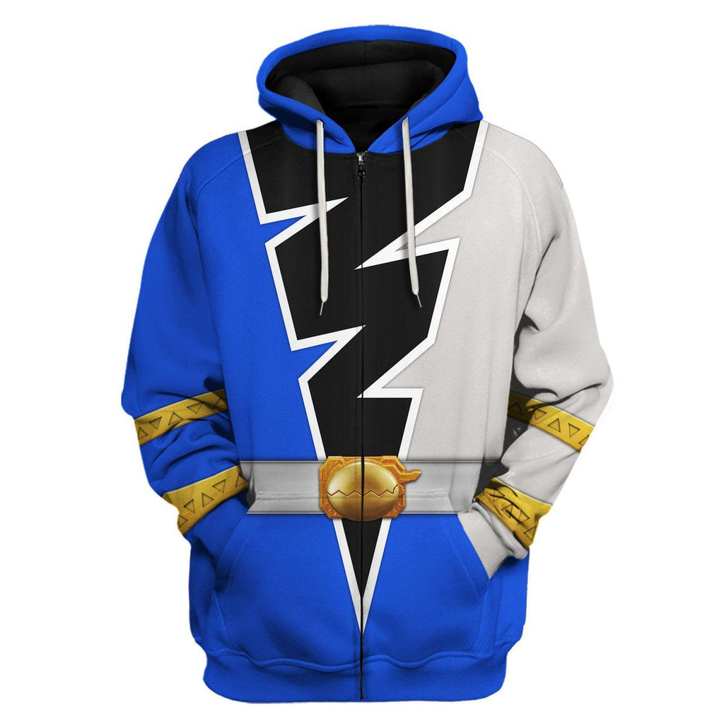 OodieGang Blue Ollie Ranger Dino Fury Hoodies Sweatshirt T-Shirt Zip Hoodies Sweatpants - OodieGang.com