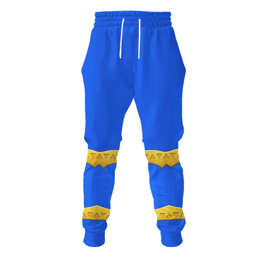 OodieGang Blue Ollie Ranger Dino Fury Hoodies Sweatshirt T-Shirt Zip Hoodies Sweatpants - OodieGang.com